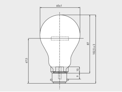 Лампа накаливания Dr. Fischer 130V 100W klar B22